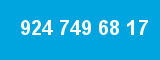 924 749 68 17 924 749 68 17